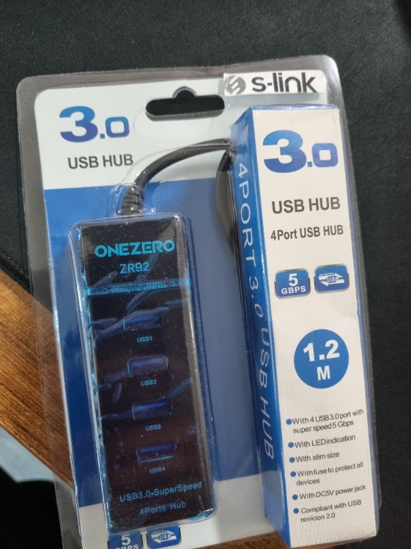 S-Link Sl-U308 4 Port Usb 3.0 Usb Hub