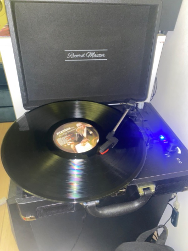Record Master Retro Pikap T310CH - Şarj Özellikli - Siyah