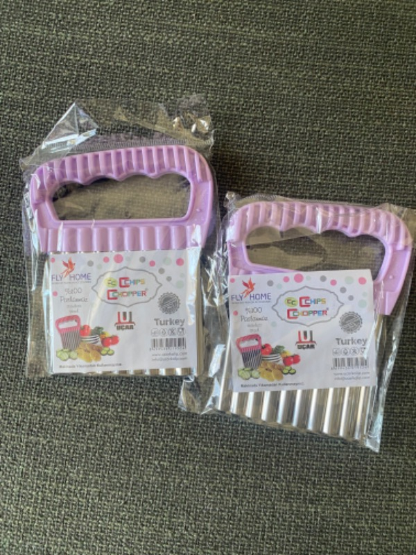 Pratik Chips Chopper Şekilli Sebze Ve Meyve Dilimleyici