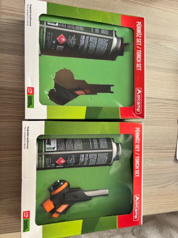 Orcamp Kamp Kartuş Tüp 227gr + Çakmaklı Pürmüz Set Orgaz - Kts227 + Cx-500