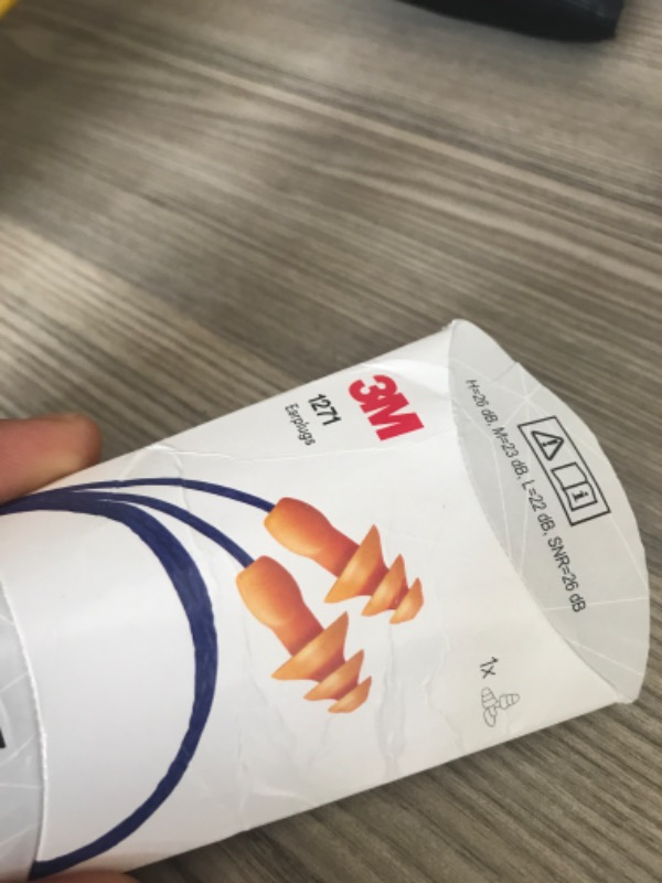 3m 1271 Yıkanabilir İpli Kulak Tıkacı (1 Çift)
