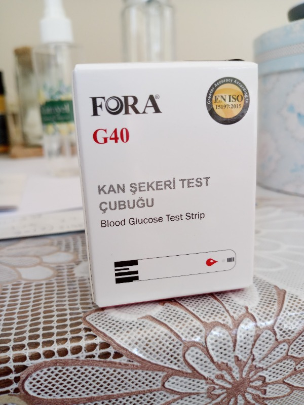 Fora G40 Şeker Cihazı Stribi 2 Kutu 50*2