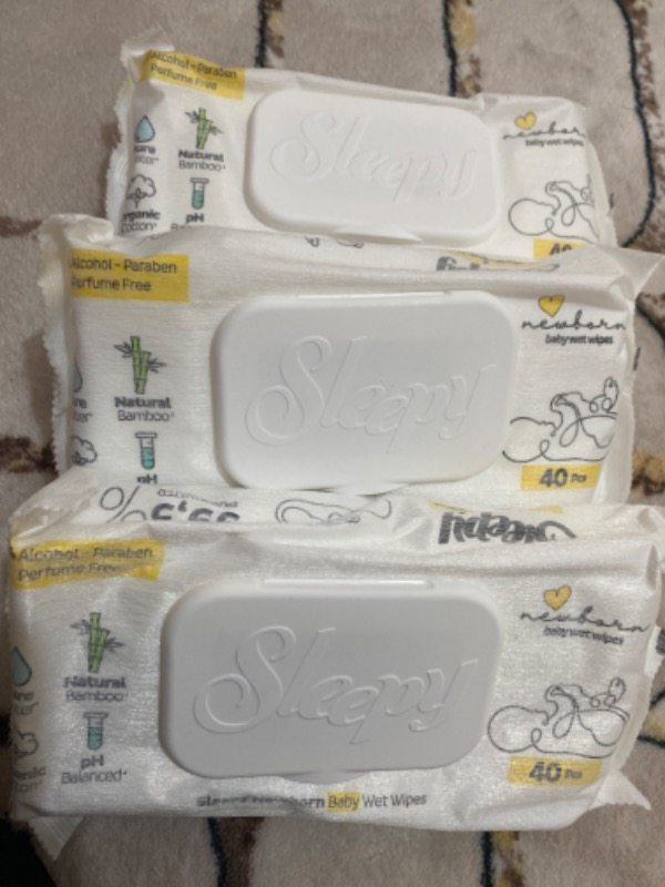 Sleepy Yenidoğan Islak Mendil12x40lı