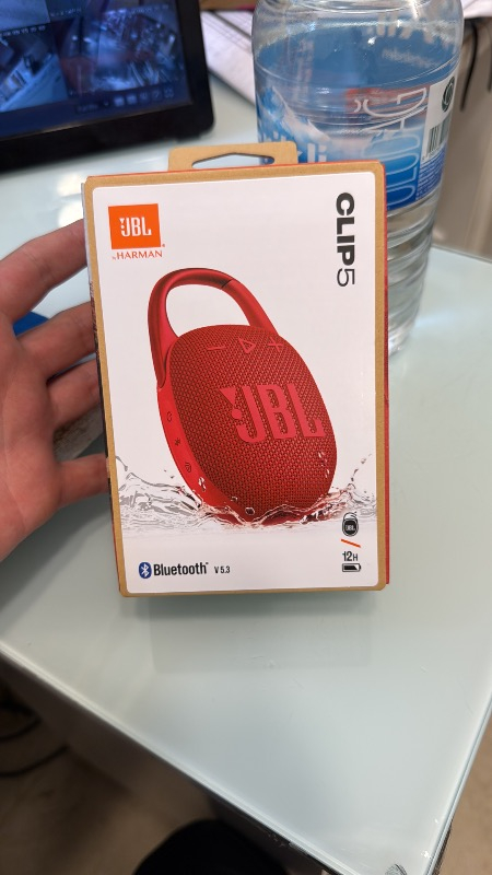 JBL Clip5, Bluetooth Hoparlör, IP67, Kırmızı