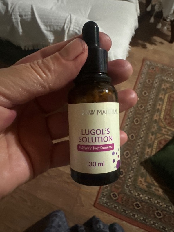 Raw Material Lugol's Solution İyot %2 Damla 30 ml