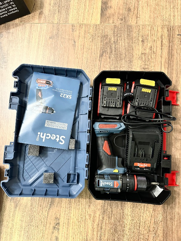Stechend SX22-2*2.0 Ah Akülü Darbeli Matkap