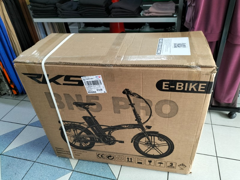 RKS  Elektrikli Bn5 Pro Katlanabilir Bisiklet Siyah