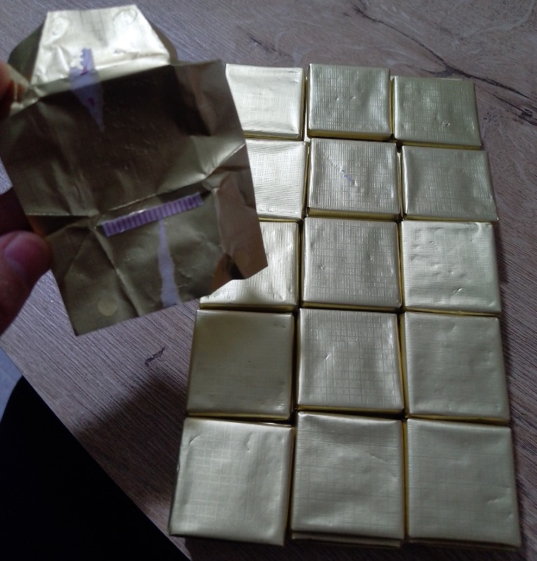 Melodi Çikolata Altın Sargılı Madlen Sütlü Çikolata- 500 gr