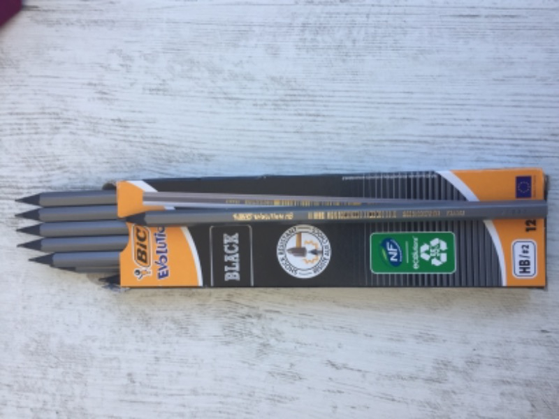 Bic Evolution Black HB Kurşun Kalem 12'li Kutu