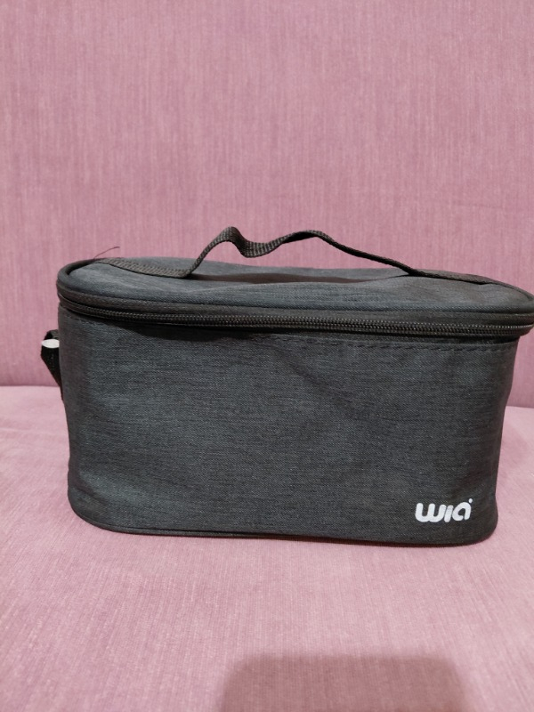 Wia Termoslu Isı Yalıtımlı Beslenme Çantası Ayarlanabilir Askılı Dayanıklı Kumaş 13x24x14 cm