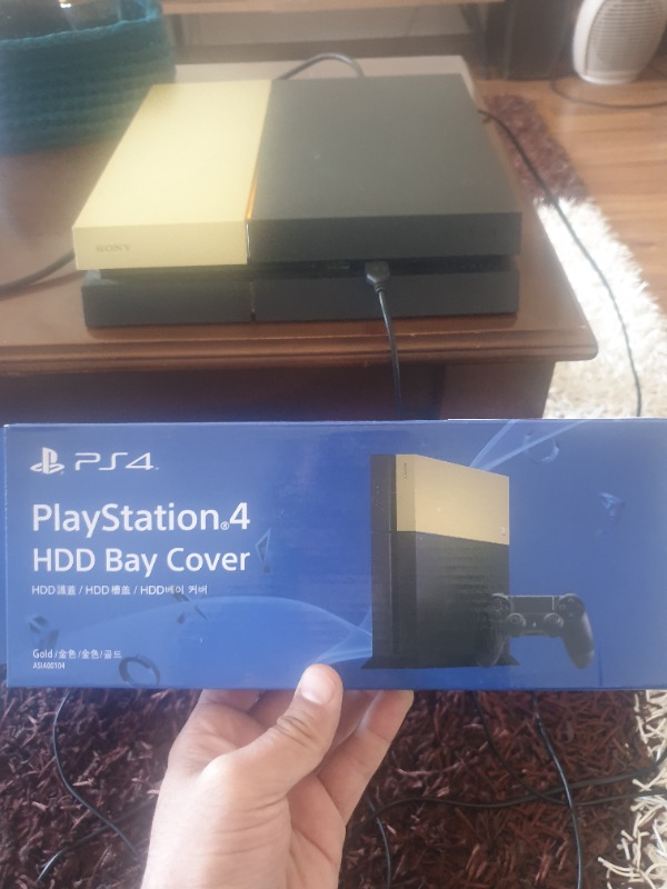 Sony PS4 Custom Faceplate Kapak Altın