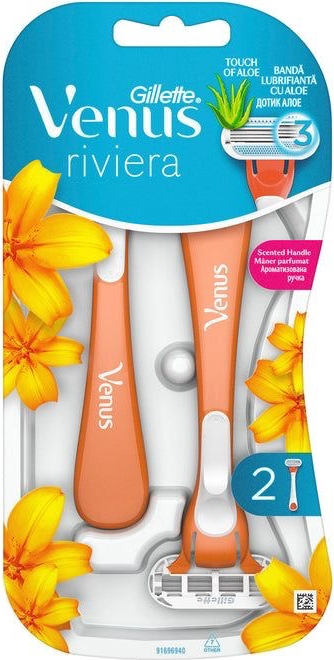 Gillette Venus Riviera Kullan At Kadın Tıraş Bıçağı 2'li