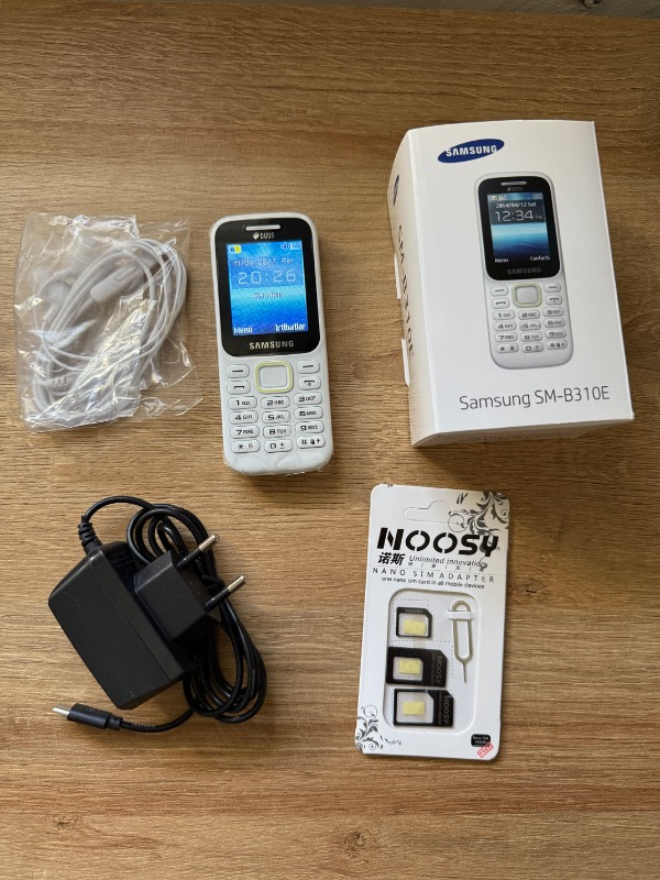 Samsung B310 Dual Sim Beyaz