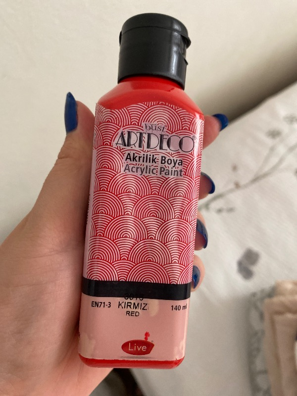Artdeco Akrilik Boya 140 Ml Kırmızı