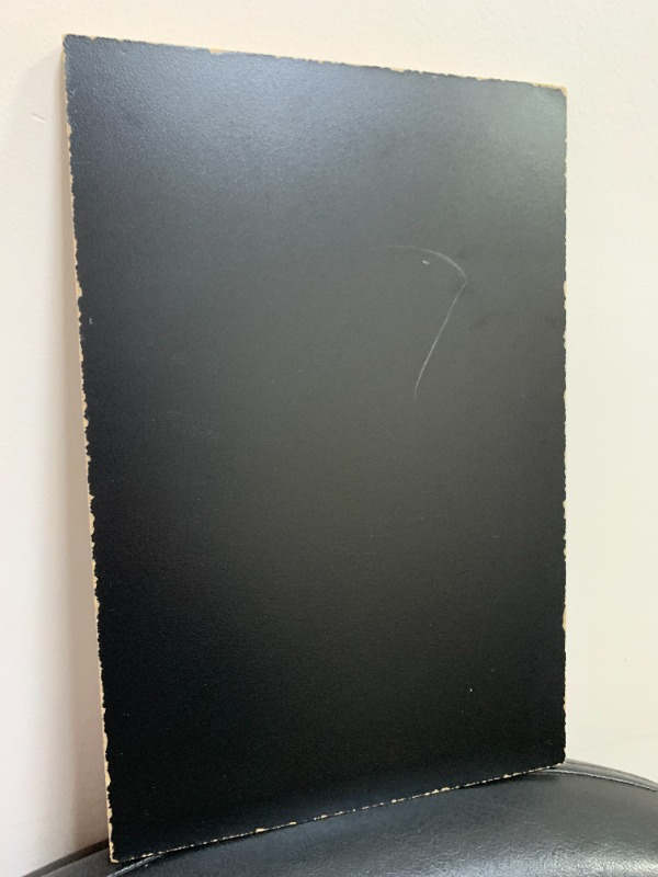 ECS Ahşap Mdf Siyah Laminat Kaplı Panel Plaka Tabaka