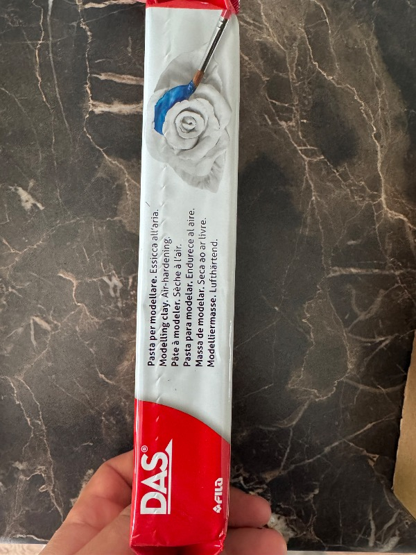 Das Beyaz Seramik Kil Hamuru 1000 gr Kolay Şekillenen Hava ile Katılaşan Malzeme