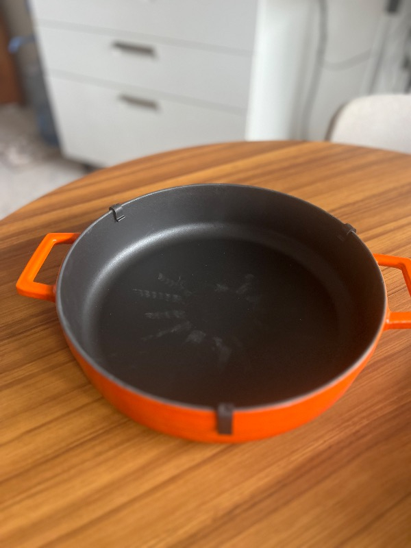 Lava Çok Amaçlı Yayvan Tencere Trendy Turuncu Çap(Ø)28 cm.