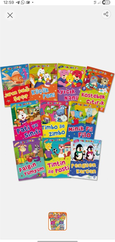 Mini Masallar Seti 3 (10 Kitap) - Nalan Aktaş Sönmez