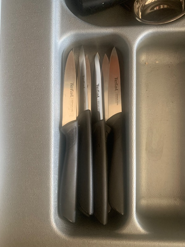 Tefal Colorfood Soyma Bıçağı 8cm Siyah