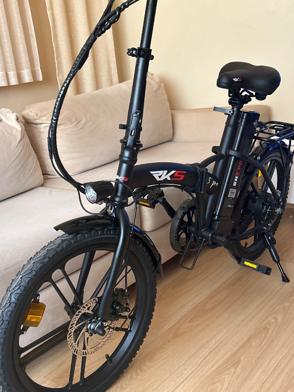 RKS  Elektrikli Bn5 Pro Katlanabilir Bisiklet Siyah