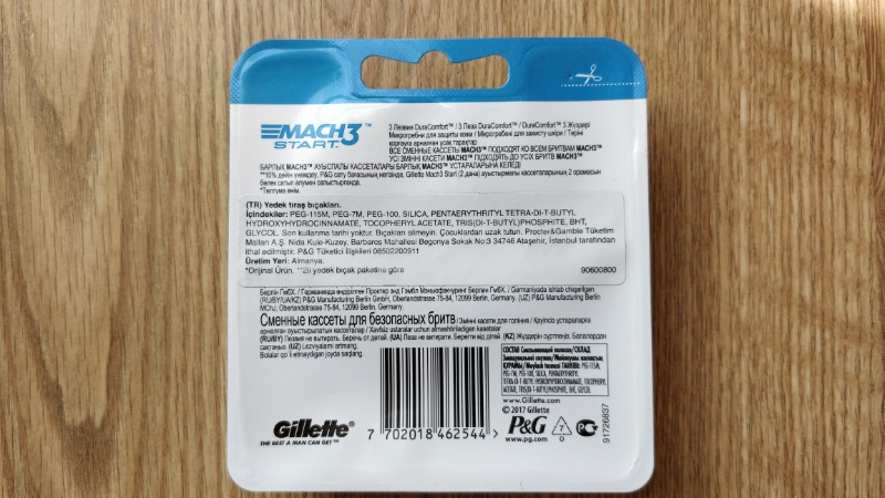Gillette Mach3 Start Yedek Tıraş Bıçak 4'lü