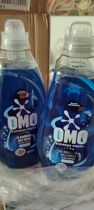 Omo Express Fresh Ultra Beyaz Sıvı Çamaşır Deterjanı 1480 ml X2