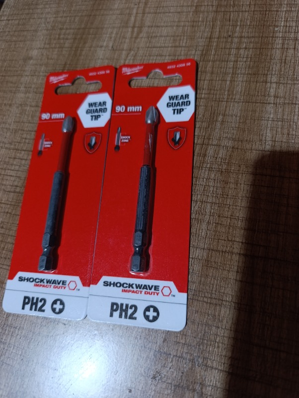 Milwaukee Bits Uç Pz2 90 mm. 1'li Paket Shockwave