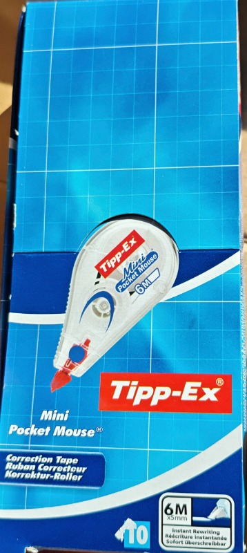 Bic Tipp-Ex Mini Pocket Mouse Şerit Düzeltici 10'lı Kutu
