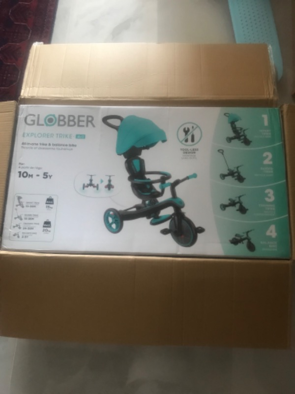 Globber Explorer 4in1 Trike Bisiklet - Mavi