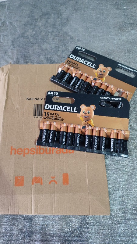 Duracell Alkalin Aa Kalem Piller 20'li