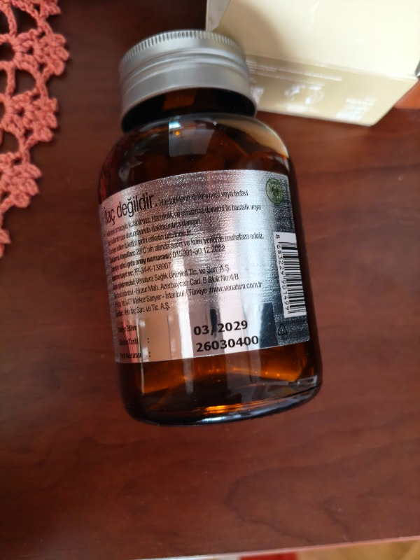 VeNatura Lipozomal Demir ve Vitamin C Kapsül 60 Adet Takviye Edici Gıda Yetişkinler İçin
