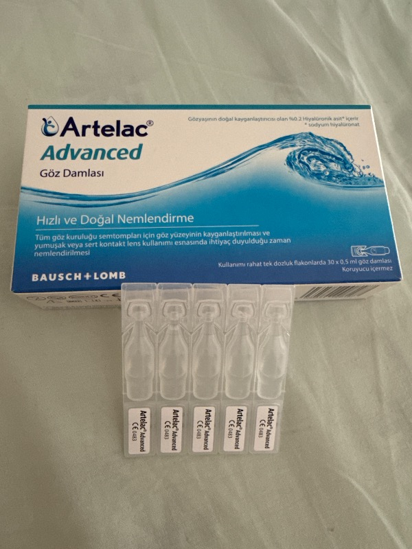 Vitaminsan Artelac Advanced Damla 30 Flakon 0,5 ml 2 Adet