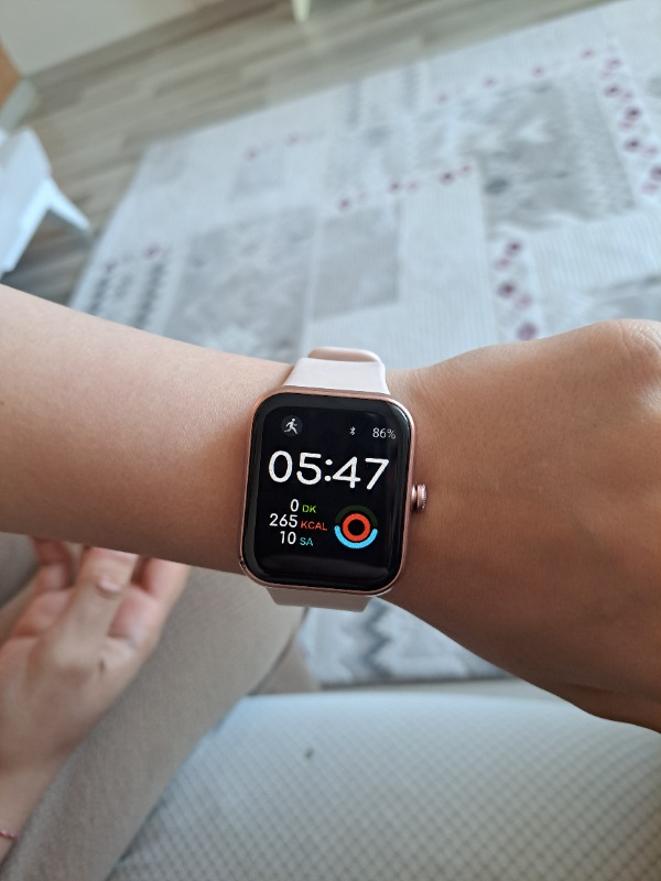 Vestel Akıllı Saat 2 Max 1,69 inç Ekranlı Kadın Sağlık Takibi Özellikleri ile Pembe