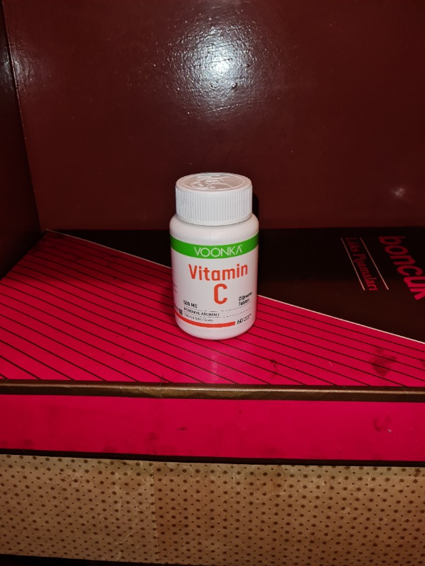 Voonka Vitamin C Portakal Aromalı Çiğneme Tableti 500 Mg 60 Tablet