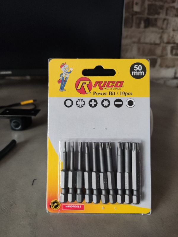 Rico 10 Parça Torx Bits Uç Seti 50mm