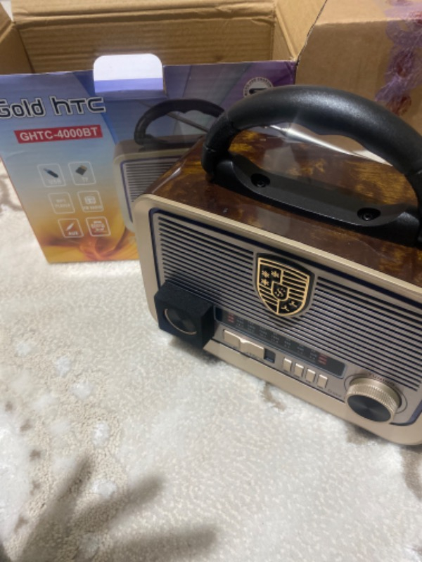 Everton Rt-301 Nostalji Bluetooth Şarjlı Radyo Usb Sd Mp3 Player