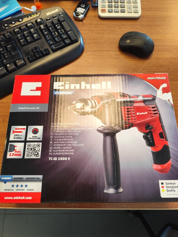 Einhell TC-ID 1000 E, Darbeli Matkap