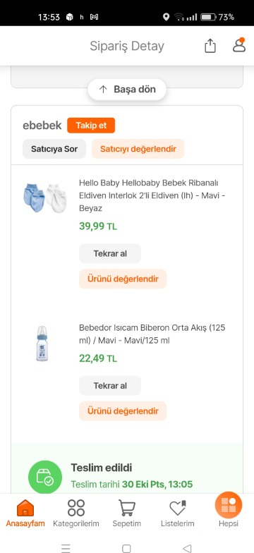 Bebedor Isıcam Biberon Orta Akış (125 ml)