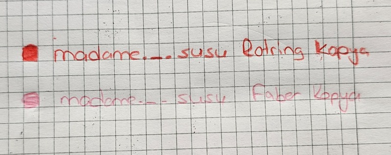 Rotring Kırmızı Kopya Kalemi Blister 4'lü