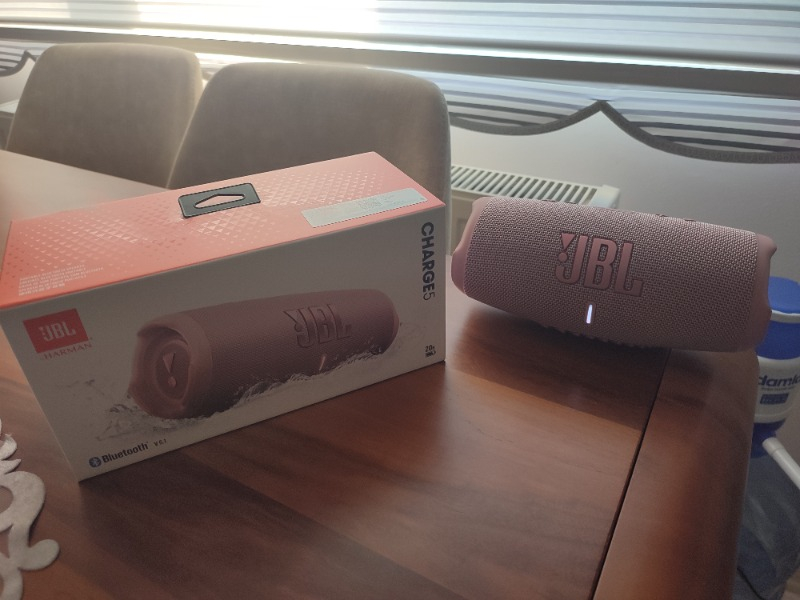 Charge5, Bluetooth Hoparlör, Ipx7, Pembe