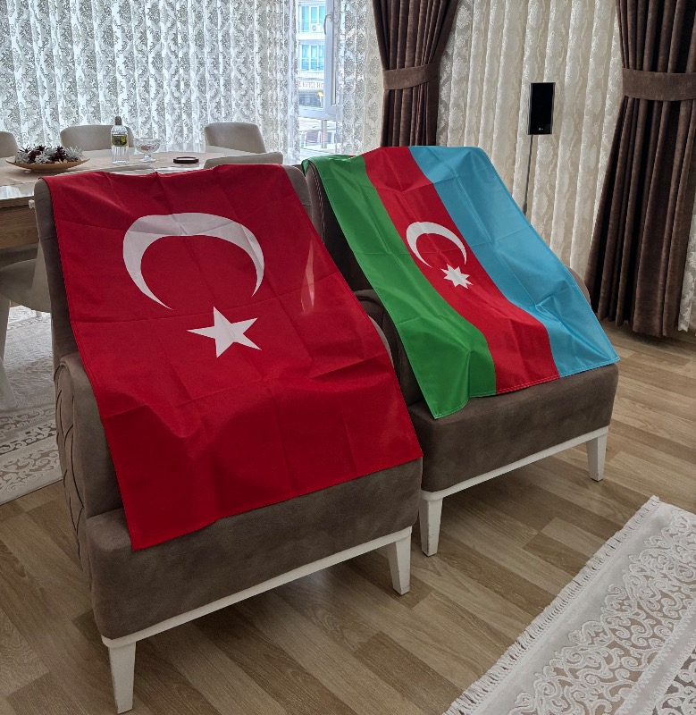 Türk Bayrağı 70X105CM. Raşel Kumaş