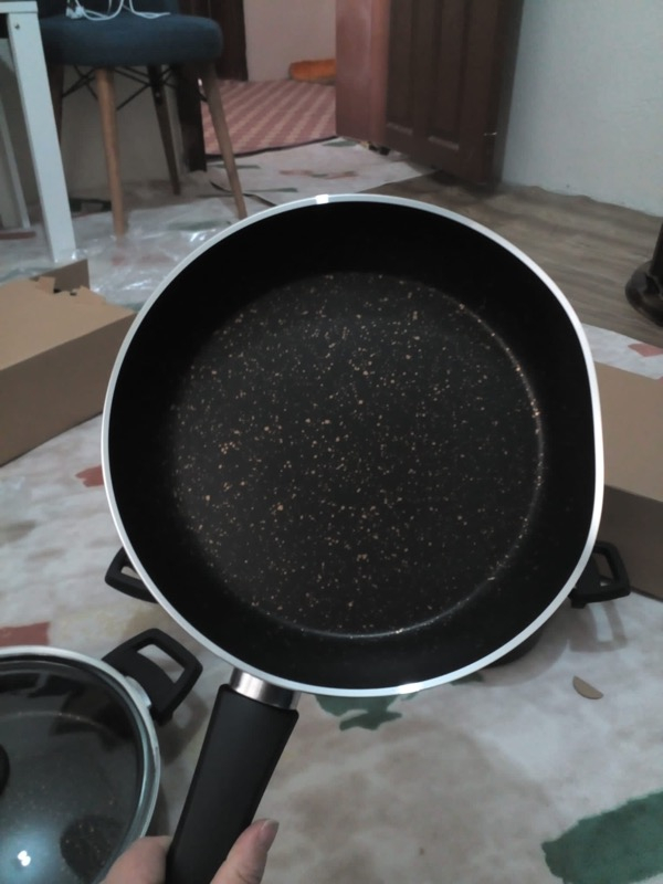 Karaca Biogranit Blackgold 7 Parça Tencere Seti