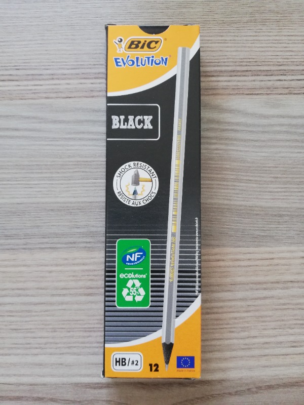 Bic Evolution Black HB Kurşun Kalem 12'li Kutu