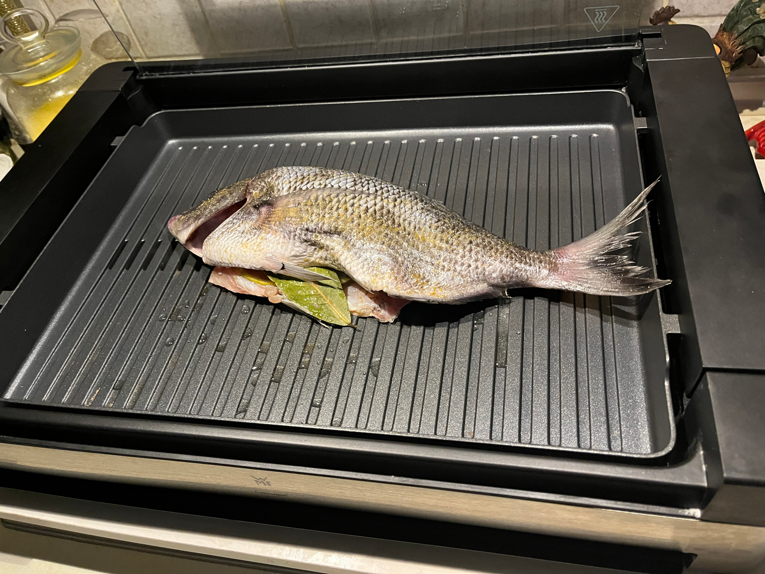 WMF Lono Grill Çelik Tek Bölmeli Cam Kapaklı Elektrikli Izgara 2200 W