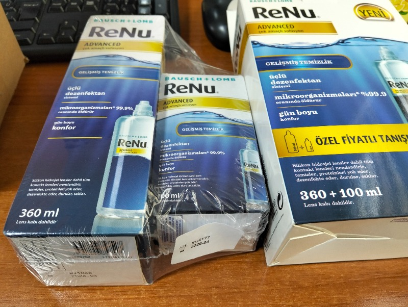 Renu Advanced Lens Solüsyon 360 + 100 ml