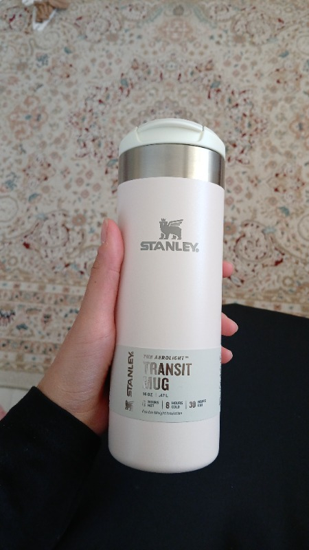 Stanley The Aerolight Transit Mug 0.47 Lt / 16Oz Rose Quartz Metallic