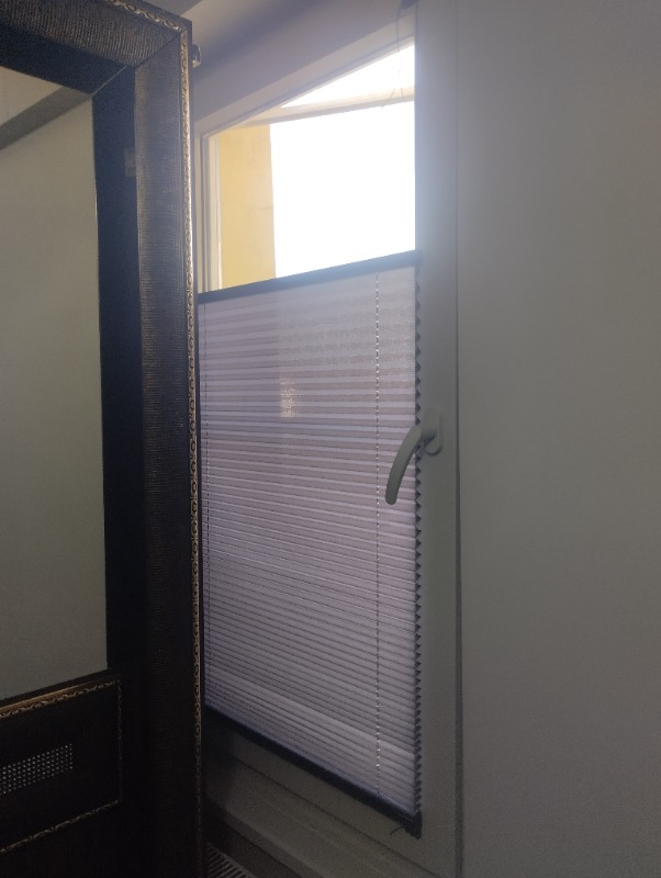 Plised Home Katlanabilir Cam Balkon Plise Perde Antrasit