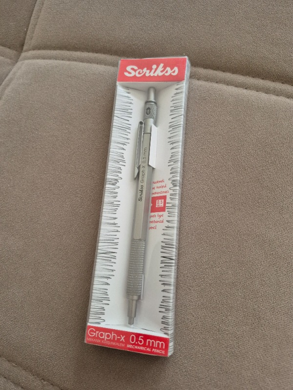 Scrikss Antrasit Graph-x 0.5 mm Kalem Silgi Uç Seti