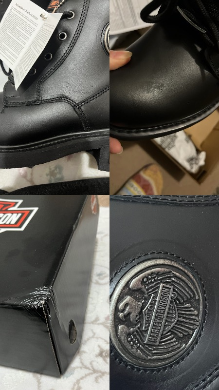 Harley Davidson Jim Erkek Siyah Deri Bot