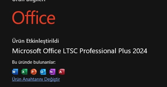 Microsoft Office 2024 Pro Plus Dijital Lisans Anahtarı - 2025 Key ve Ürün Anahtarı